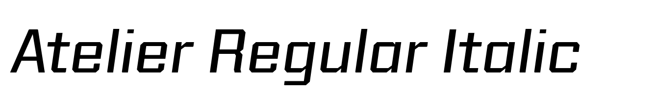 Atelier Regular Italic